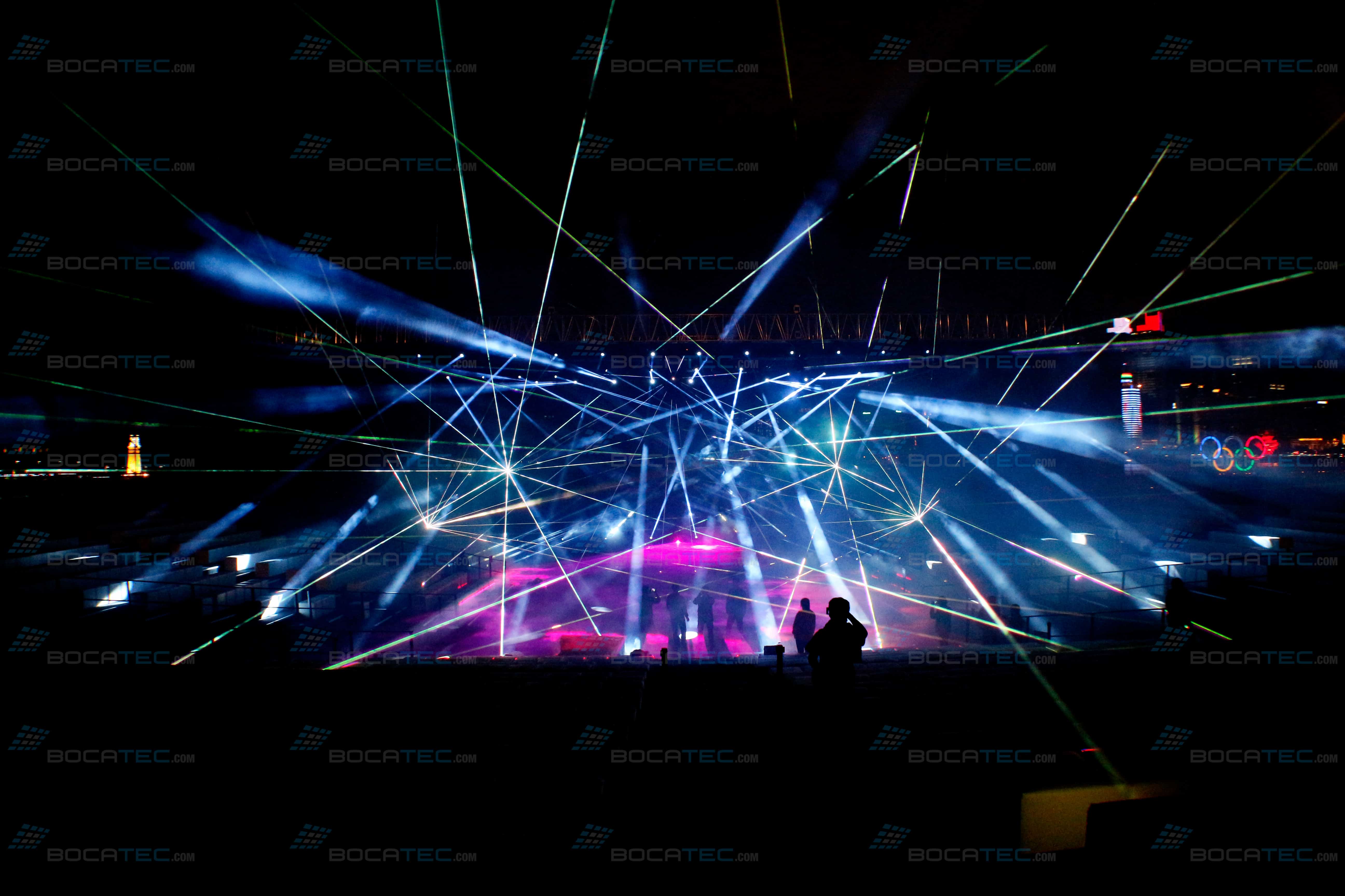 Unique laser shows for your event - Bocatec › Bocatec Lasershows und