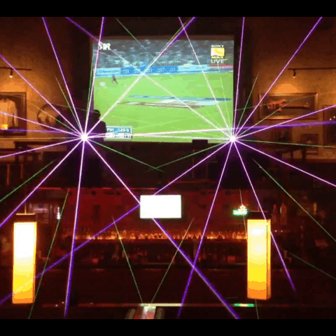 Laser beim Public Viewing