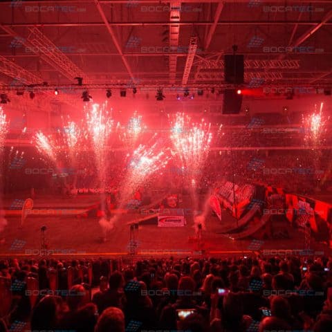 Rotes Indoor Bühnenfeuerwerk