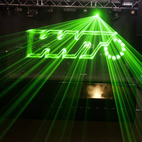 Fogwall laser projection