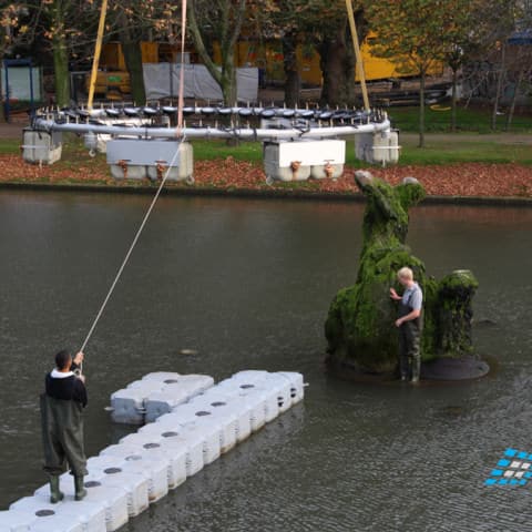 Installation unserer Wassertechnik