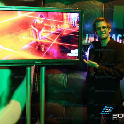 Interactive Lasergames Maze Mission at BPM Birmingham