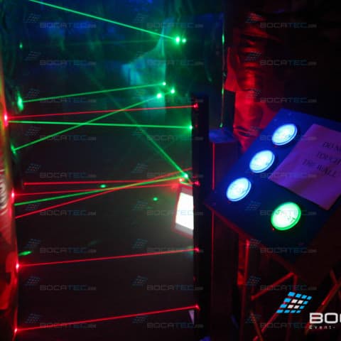 Interactive Lasergames Maze Mission at BPM Birmingham