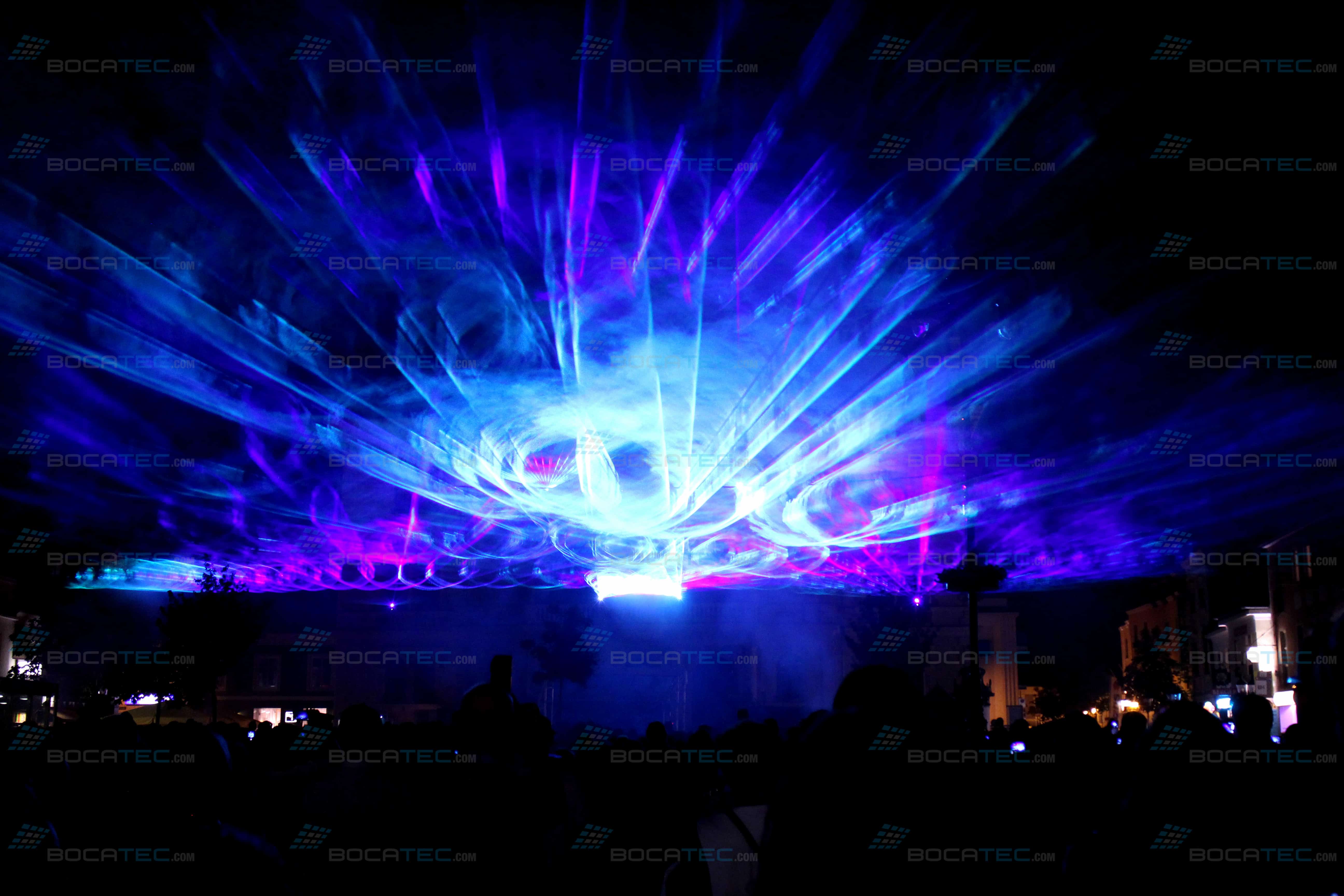 Unique laser shows for your event - Bocatec › Bocatec Lasershows und