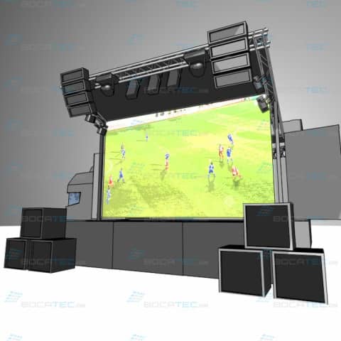 Led Screen Constr uction