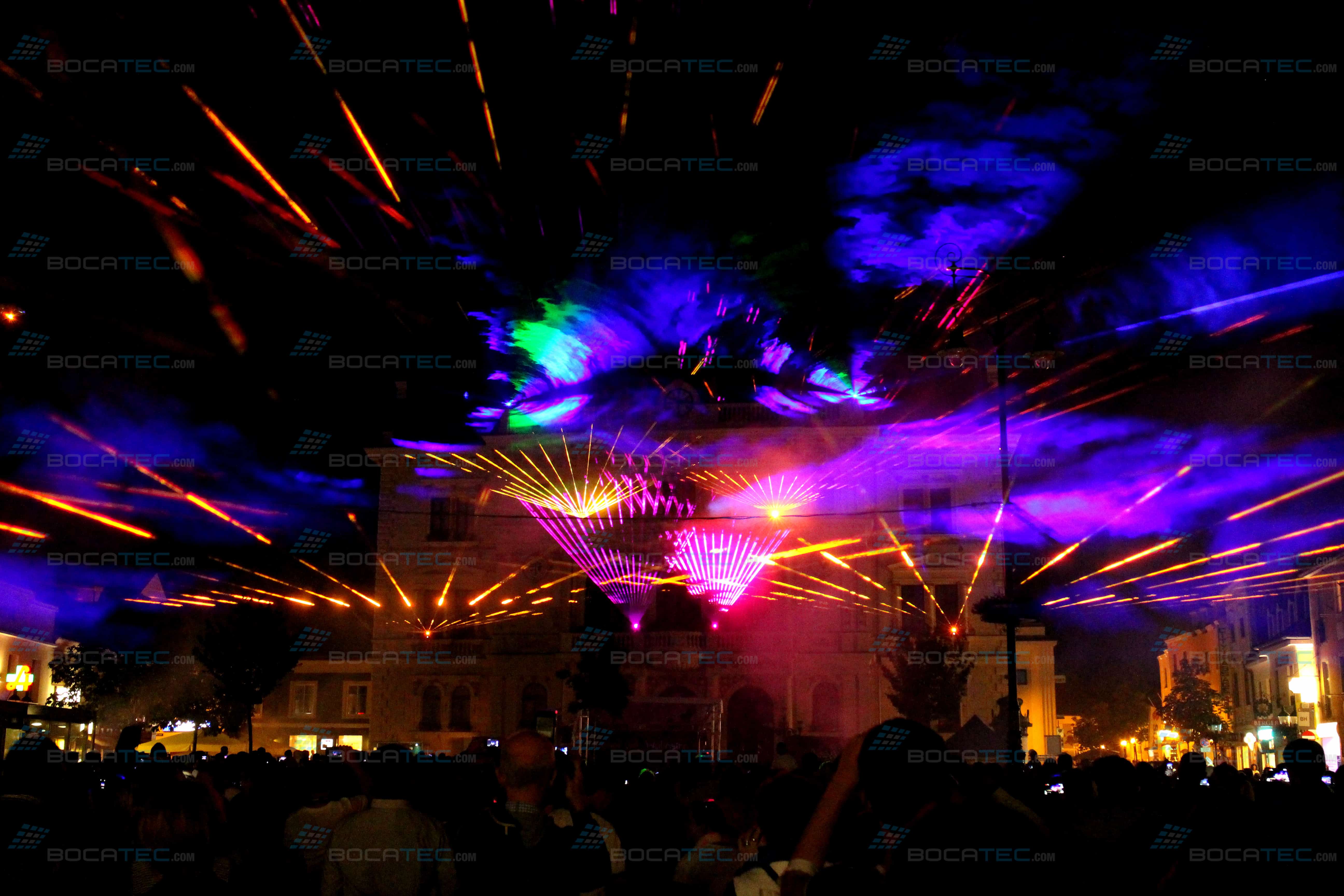 Unique laser shows for your event Bocatec › Bocatec Lasershows und