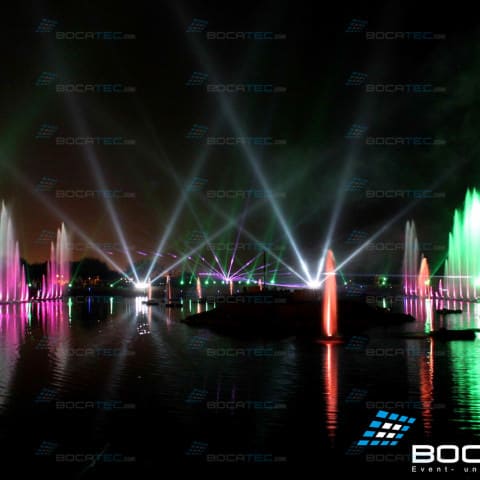Oman Water Fontains and Laser Show