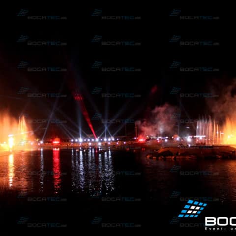 Oman Water Fontains and Laser Show