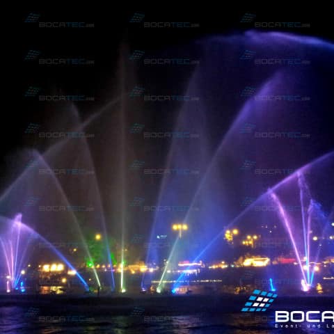 Oman Water Fontains and Laser Show