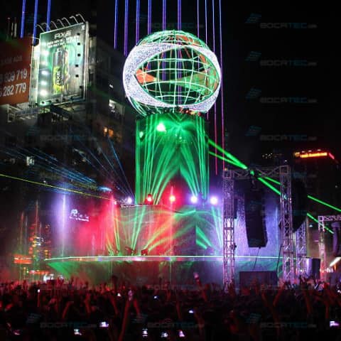 New Years Eve Show Heineken in Vietnam