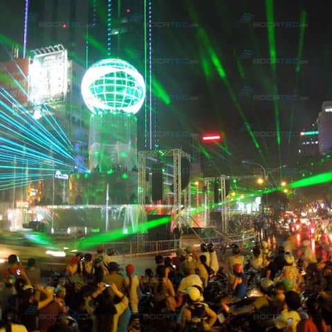 New Years Eve Show Heineken in Vietnam