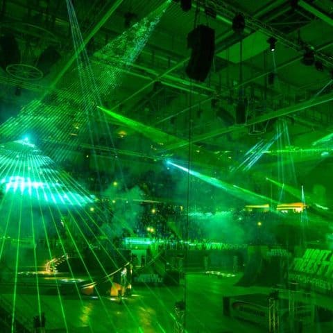 Lasershow Veranstaltung