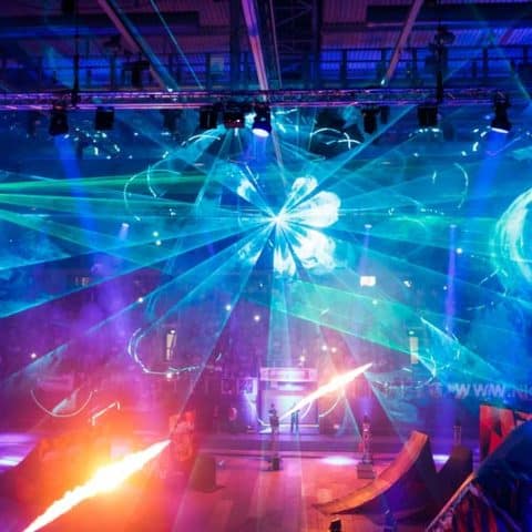 Lasershow Veranstaltung