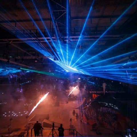 Feuerwerk und Lasershow für Events
