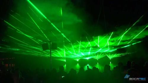 Heidelblütenfesteröffnung mit Lasershow