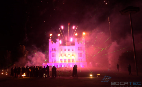 Hochzeitsshow mit Pyroshow und Feuerwerk