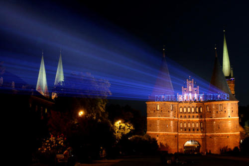 Holstentor Laserprojektion