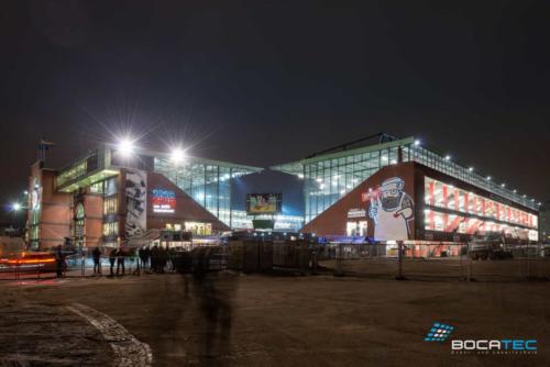 Laserprojektion Millerntorstadion