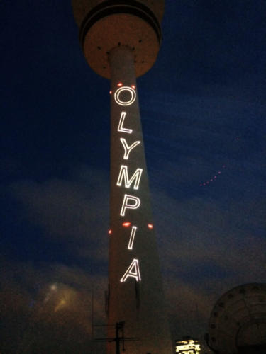 Laserprojektion für Olympia in Hamburg