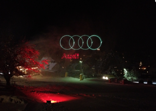 Audi Logo Projektion