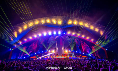 Lasershow auf dem Airbeat